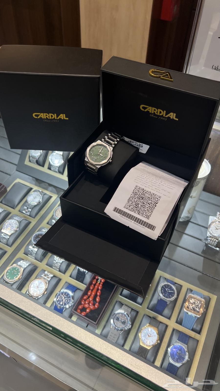 ساعة كارديال جديدة لم تلبس للبيع64446270525441111