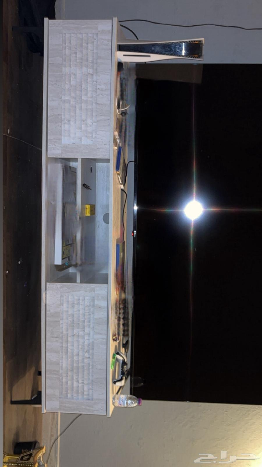 طاولة تلفزيون   ستارة رول رمادي64444714238850110