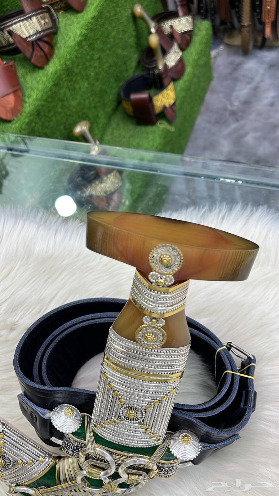 خنجر فضة حك زراف64444795256706113