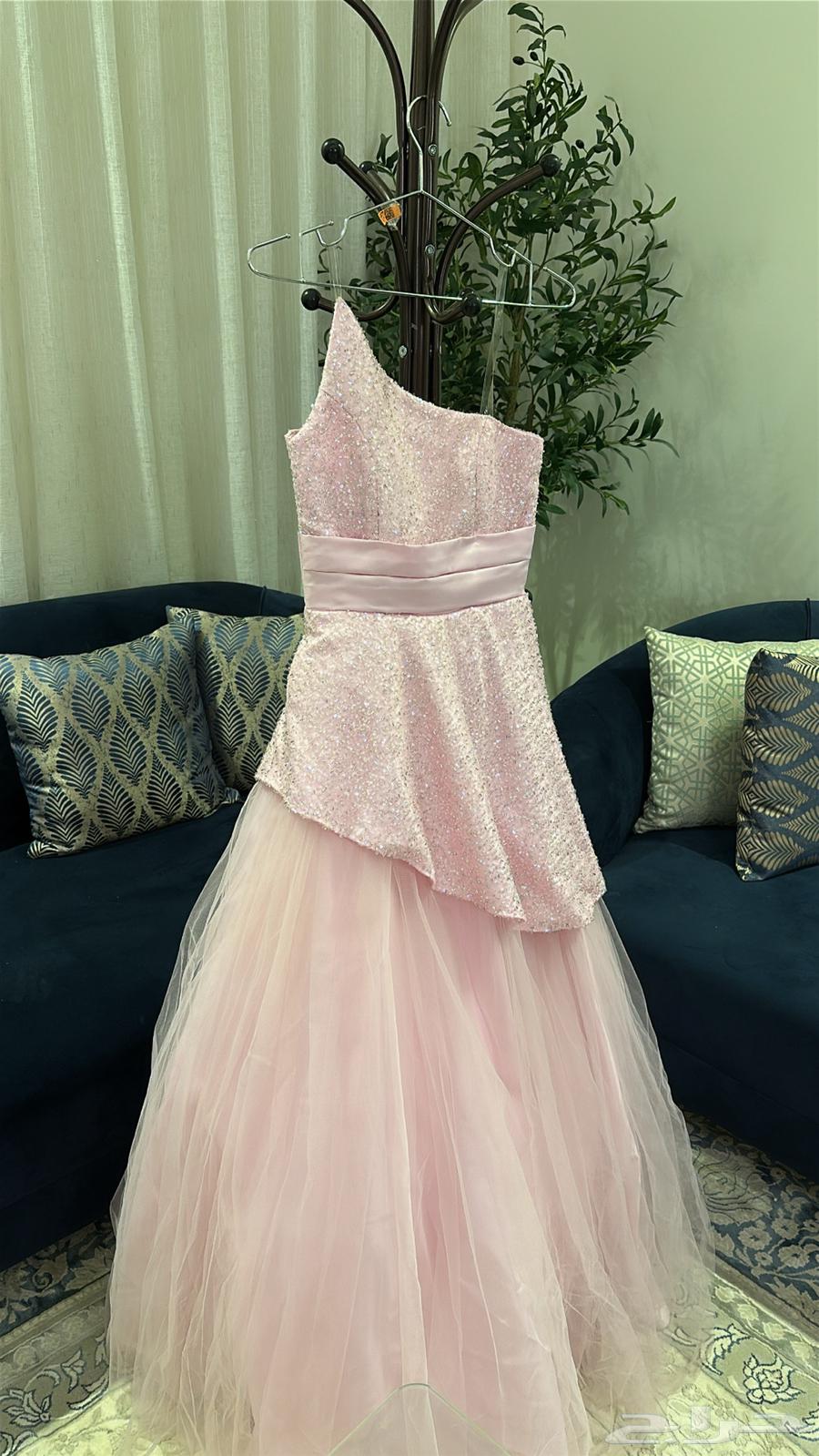 فستان سهره بينك نفاشي64447851203459110