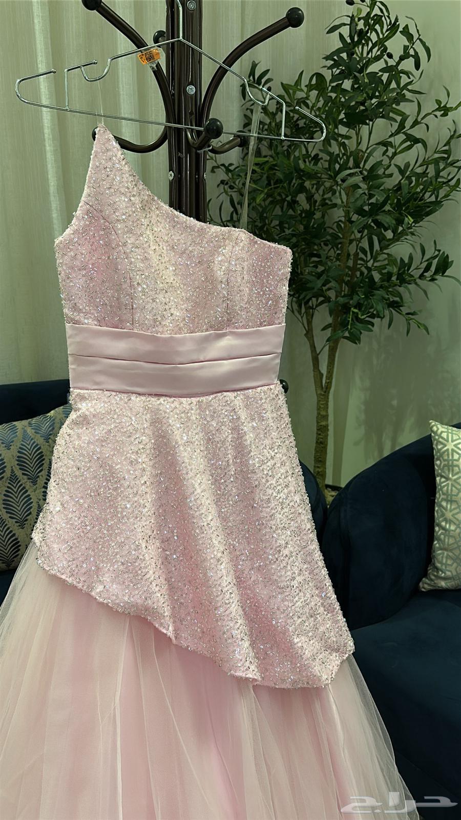 فستان سهره بينك نفاشي64447851203459111