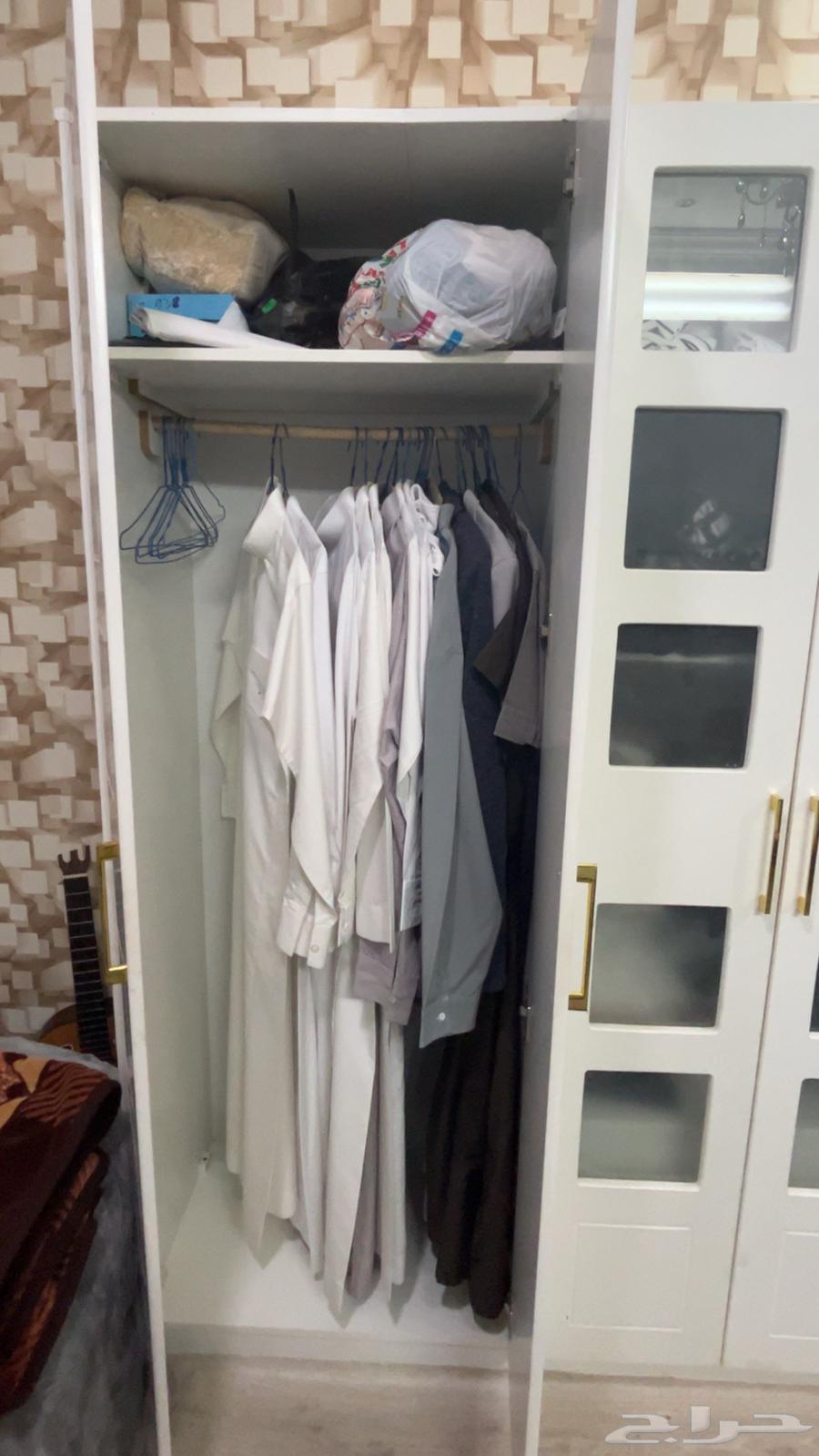 دولاب مودرن أبيض للبيع مستعجل64403011749762113