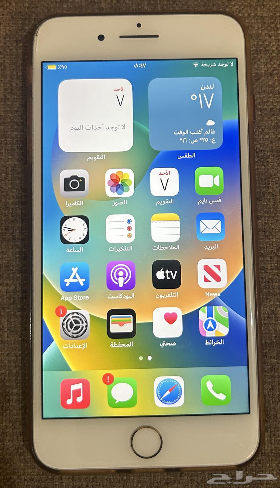 للبيع آيفون 8 بلس 256 قيقا64443910307457110