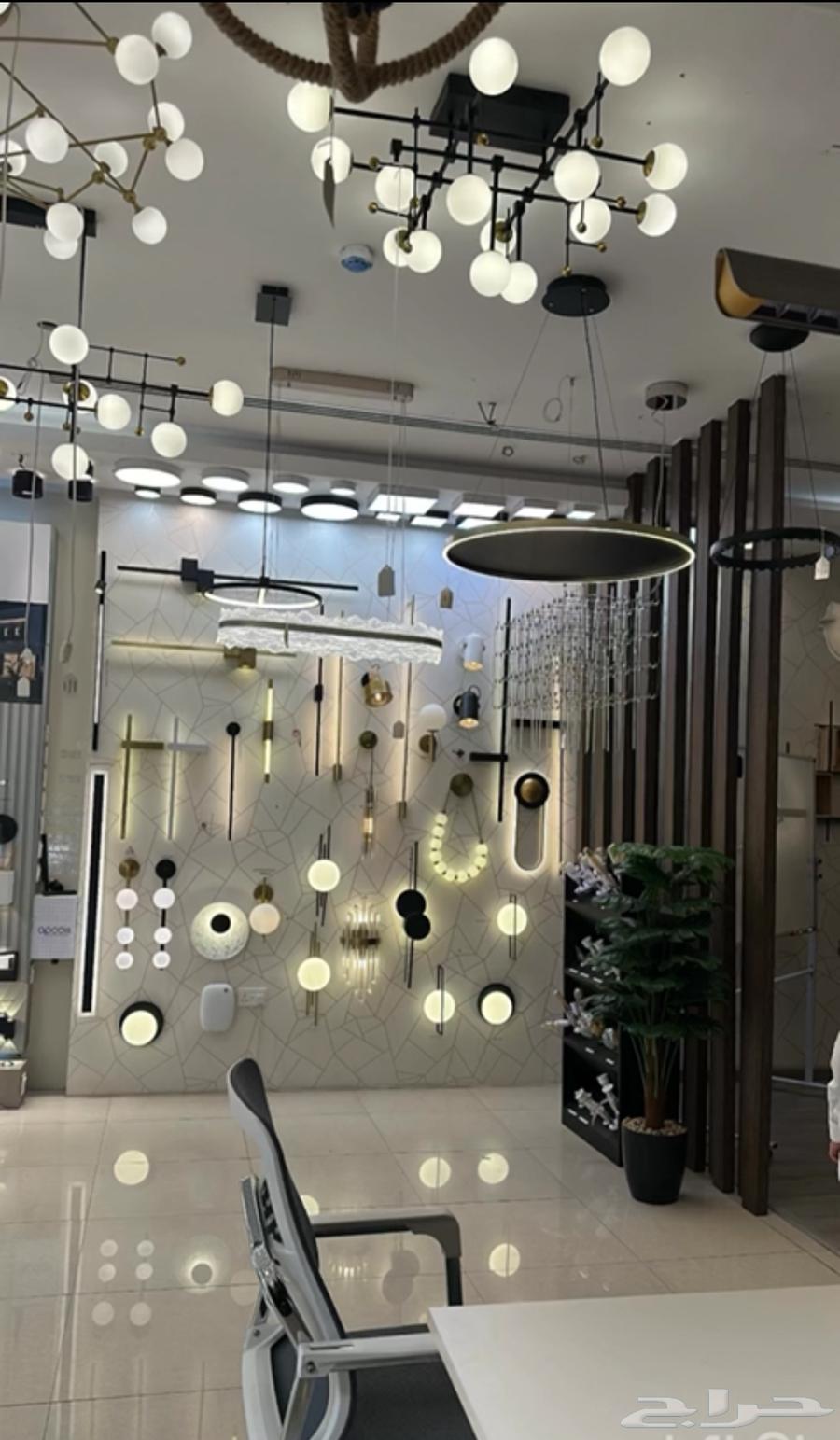 البيع الديكورات المحل بالثريات والاناره64447573842946114