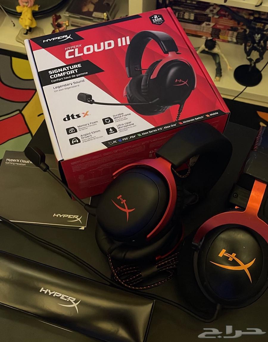 سماعة هايبر اكس كلاود 3 اخر اصدار وايرلس ( بدون سلك)64443843297027110