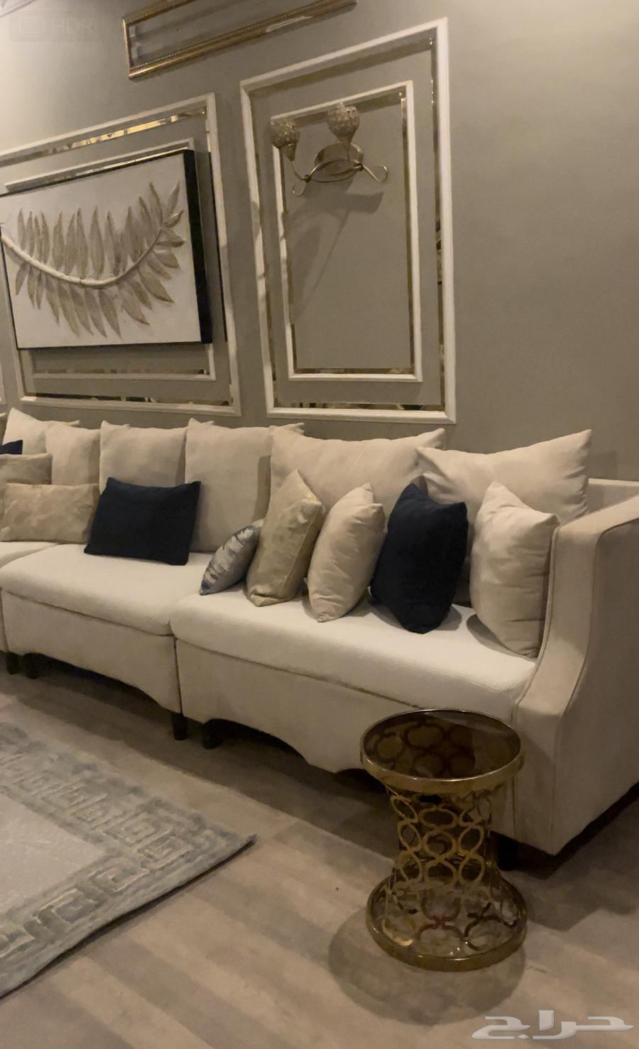 Semi-new stainless steel sofa and table set, clean and defect-free64443574113025111