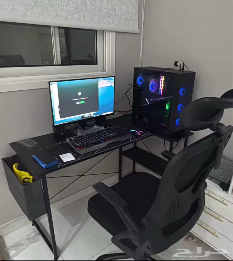 طاولة مكتب زاوية حرف L خشب64443114802819114