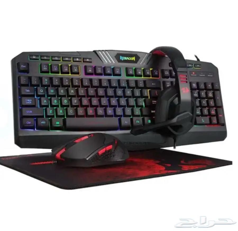 Redragon Keyboard, Mouse, Headset, and Mouse Pad64447441938563110