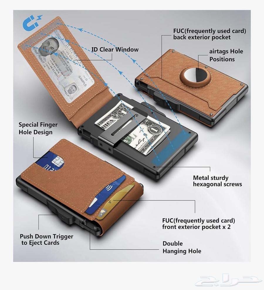 Elegant Men's Wallet with RFID Technology64442638127617111