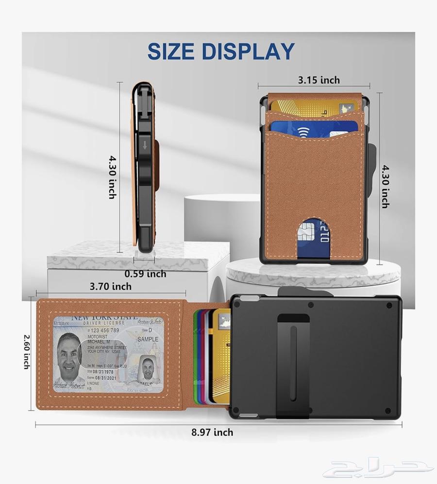 Elegant Men's Wallet with RFID Technology64442638127617112