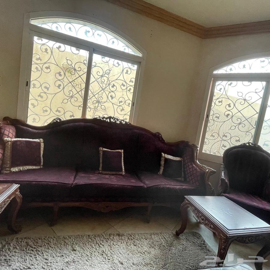 طقم كنب للبيع خشب دمياطي64447732288385111