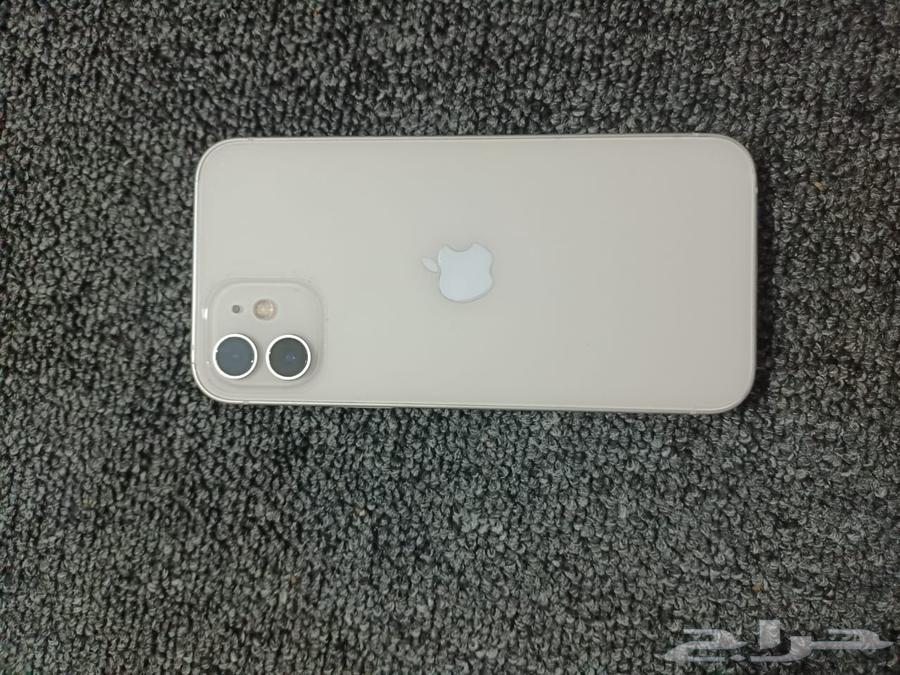 آيفون 12 بسعة 256 جيجابايت، لون أبيض، بطارية جديدة مع علبة وشاحن64445405085570112