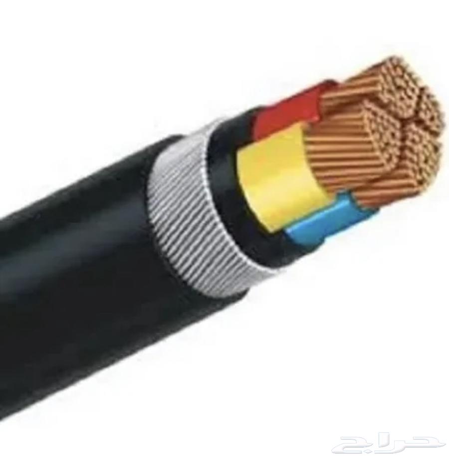 كيبل 25 مل 4 خطوط نحاس الطول 61 متر تقريبا64445459056641110