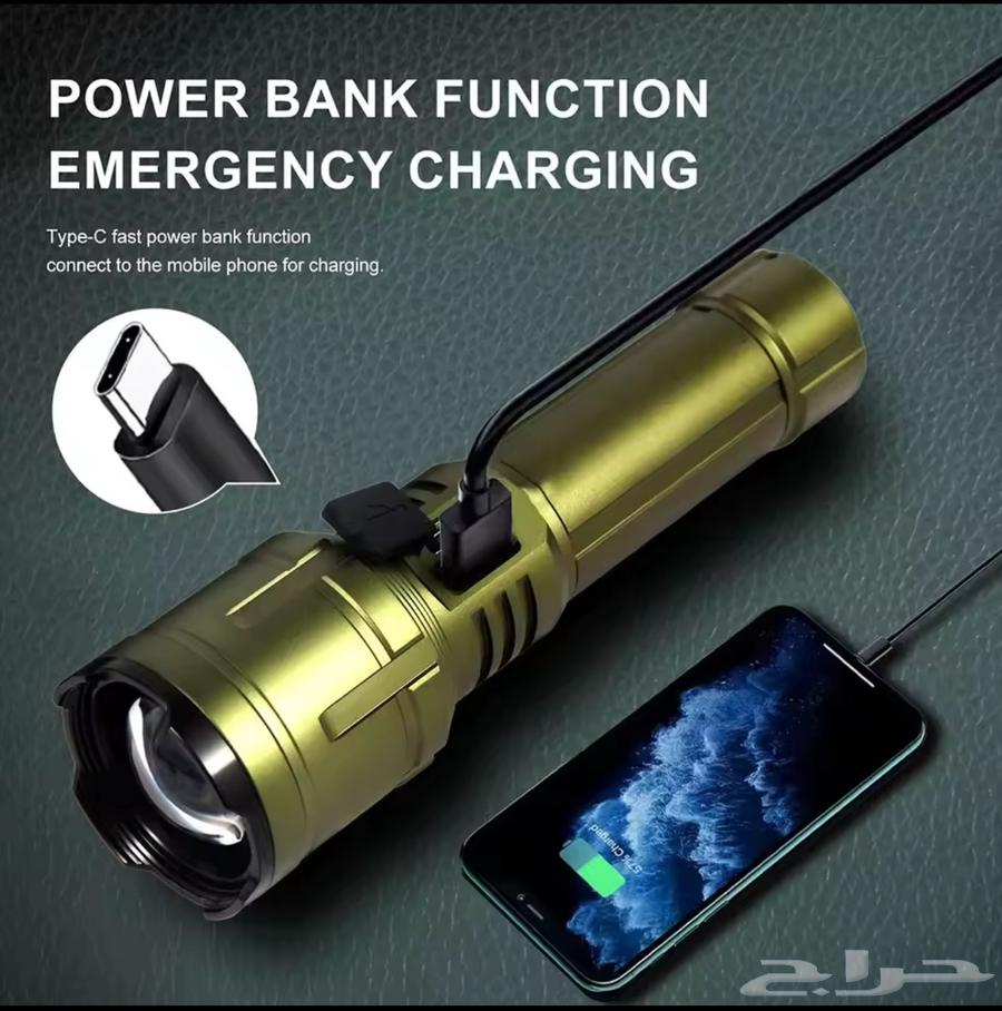 A very powerful new flashlight with a range of 2 kilometers and uses fire flame64446456855938114