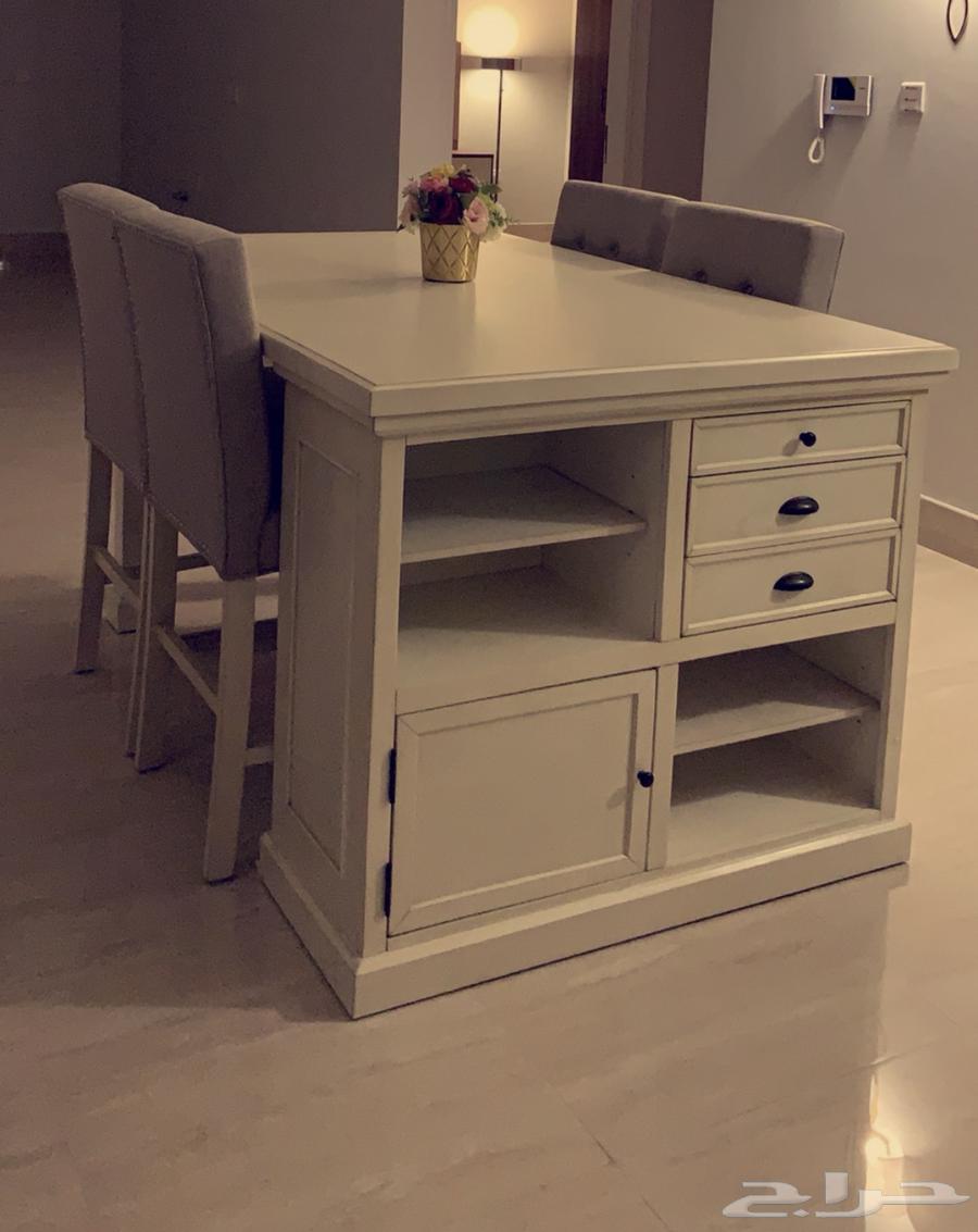 Luxury dining table with drawers for storing plates and containers64447586848897110