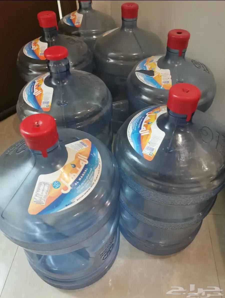 10 empty water bottles from Manhal, 60 riyals64431197211138110