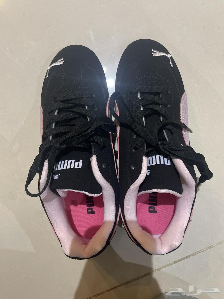 جزمه بوما سبيدكات اسود-وردي64447573764994111