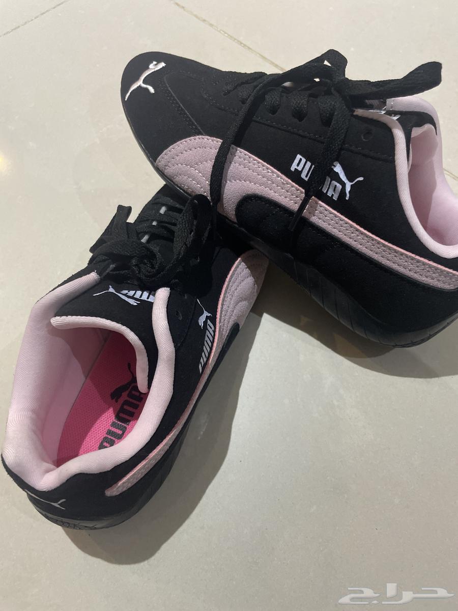 جزمه بوما سبيدكات اسود-وردي64447573764994113