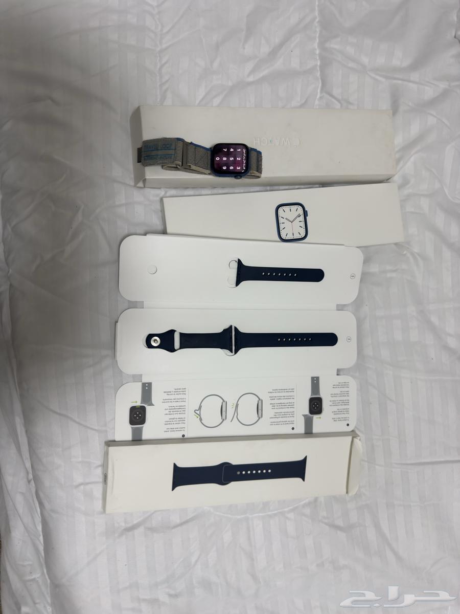 ساعة ابل الإصدار السابع 7 بجميع مشتملاتها64446297573763112