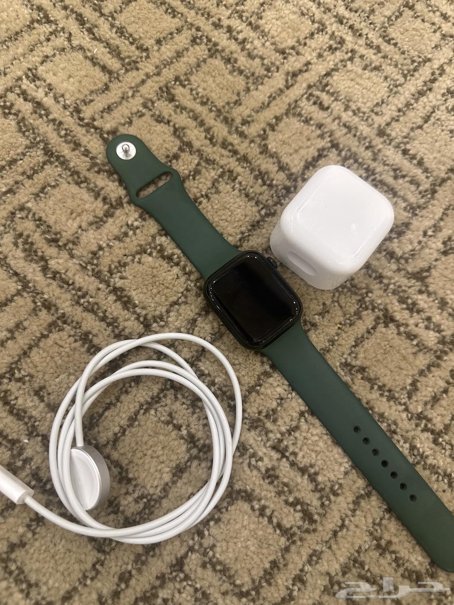 ساعه ابل واتش سيريس 7 المقاس 45 مم باللون الزيتي المميز64446256968962110