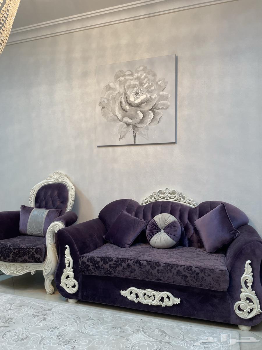 طقم كنب تركي فاخر كامل مع جميع احتياجات المجلس64449502962178110