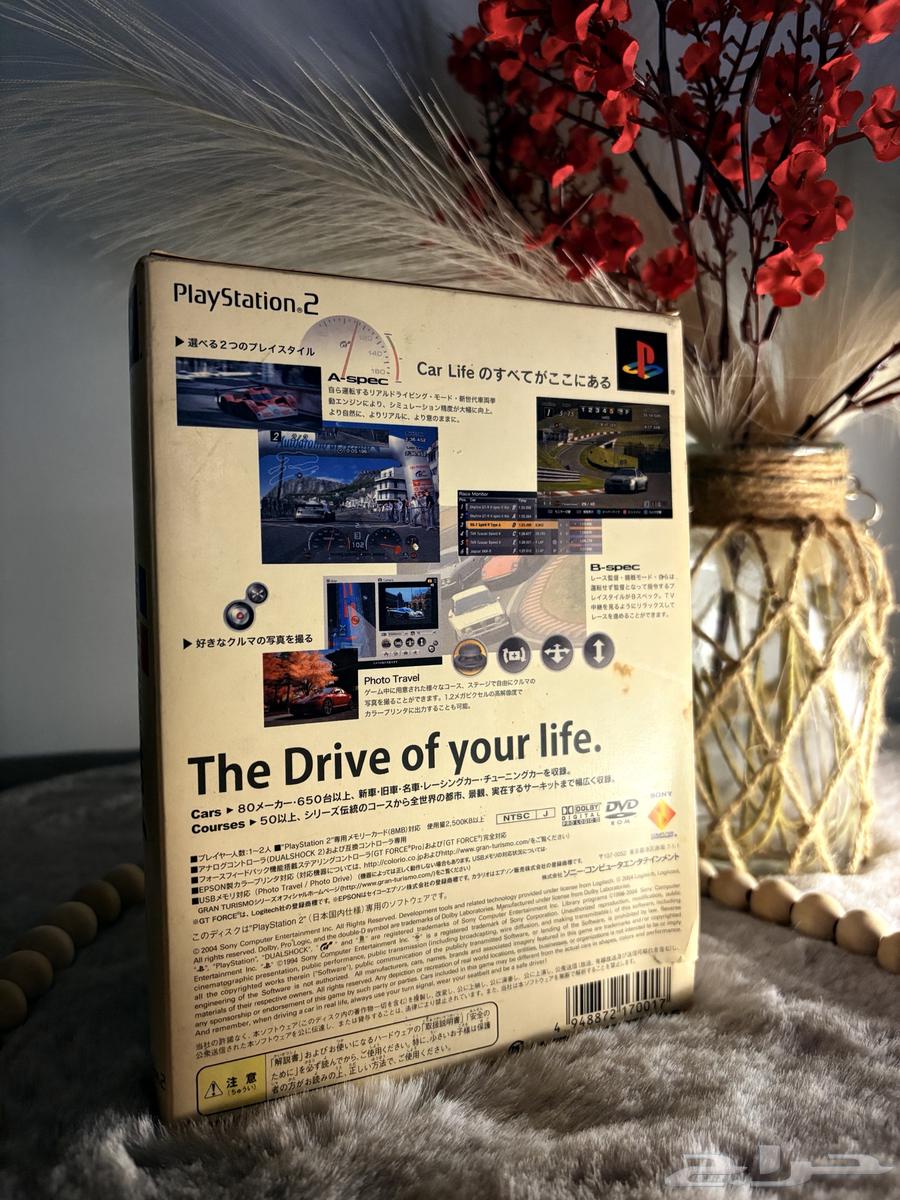 شريط ps2 Gran turismo 4 ياباني نسخة نااادرة64448222097410111