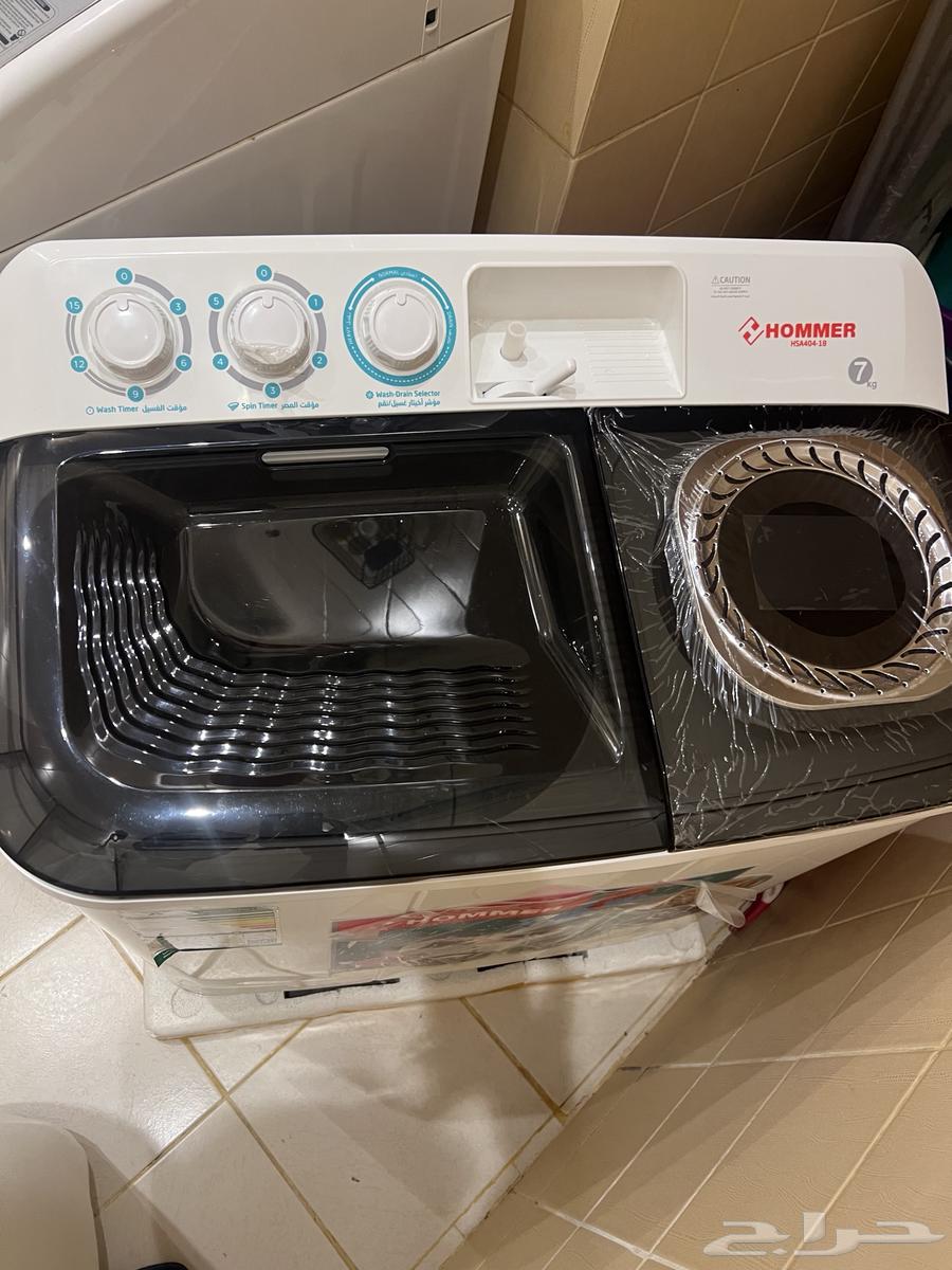 للبيع غسالة حوضين شبه جديدة64444137382659112