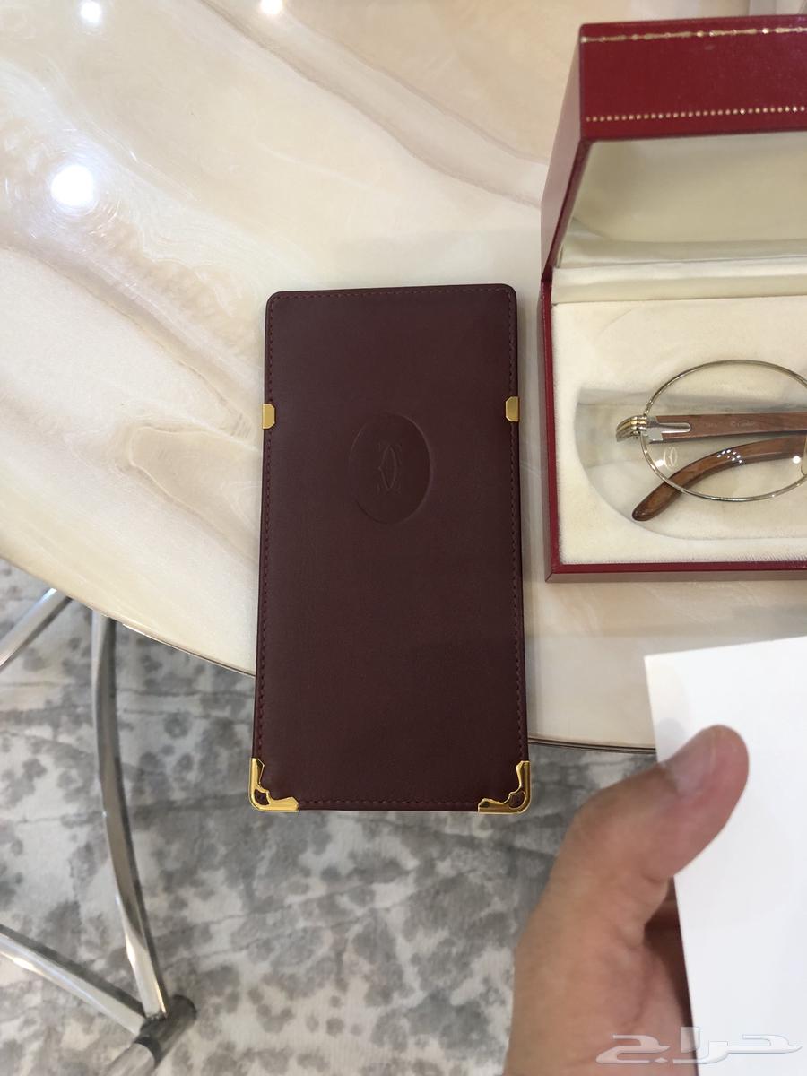 نظارة كارتيه جيفرني فنتج نادرة خشب طلاء بلاتين اصلية64448023910659112