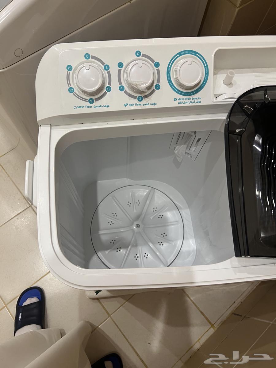 للبيع غسالة حوضين شبه جديدة64444137382659110