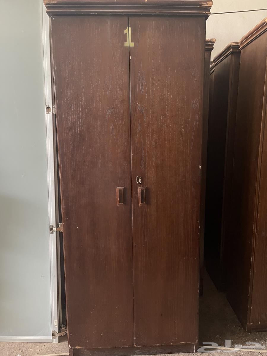 دولاب خشب درفتين   سرير64444485804035112