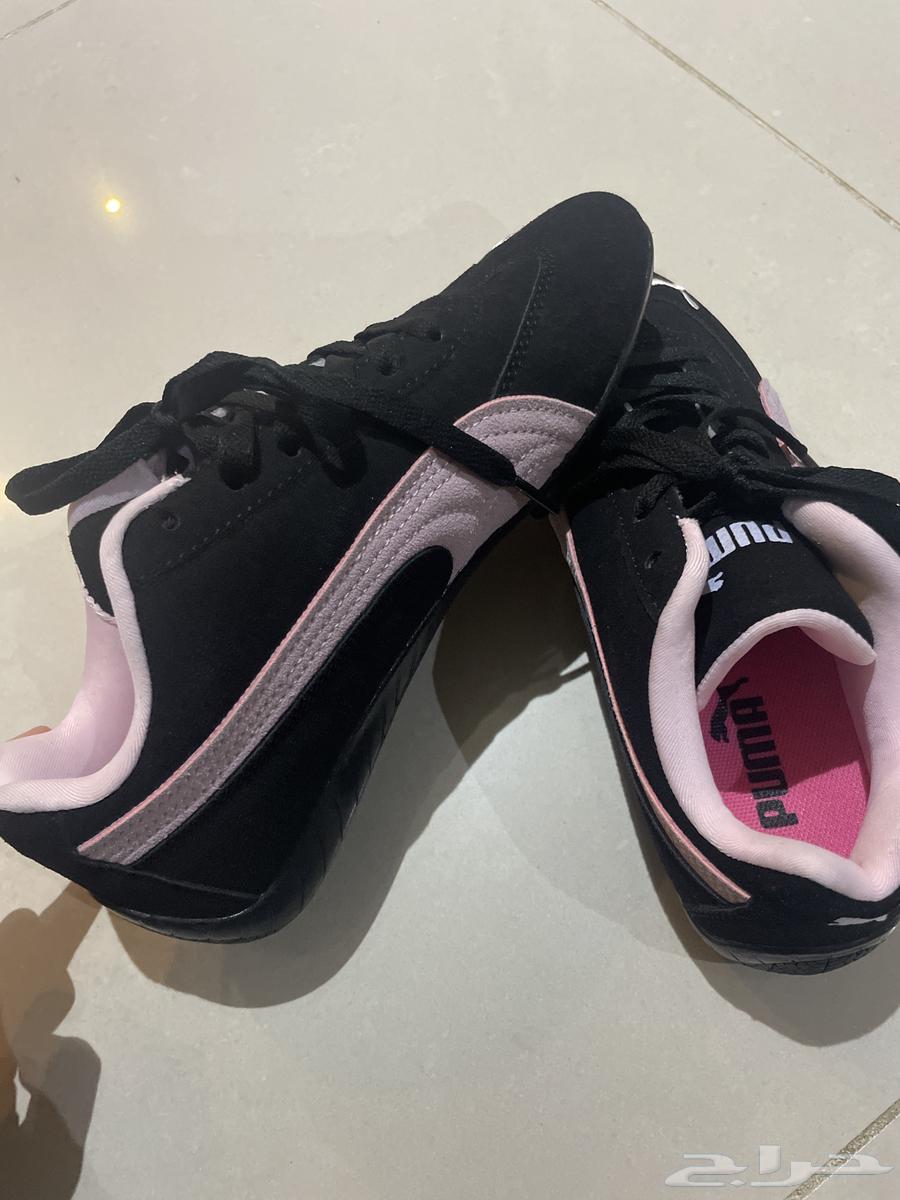 جزمه بوما سبيدكات اسود-وردي64447573764994112