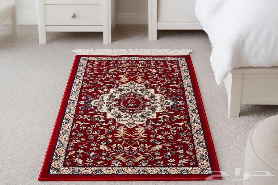 Red prayer rug with Rawdah design64442979544066110