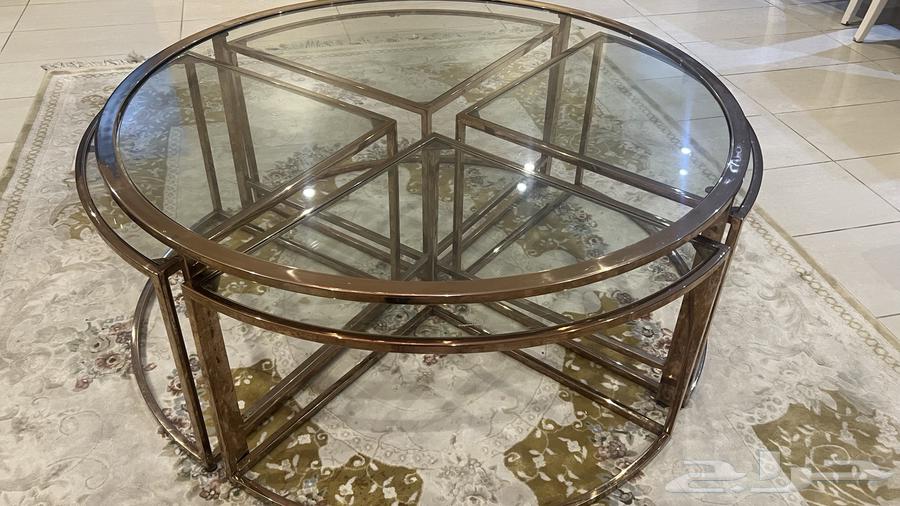 Ora Jeddah coffee table with 4 side tables64449314556033113