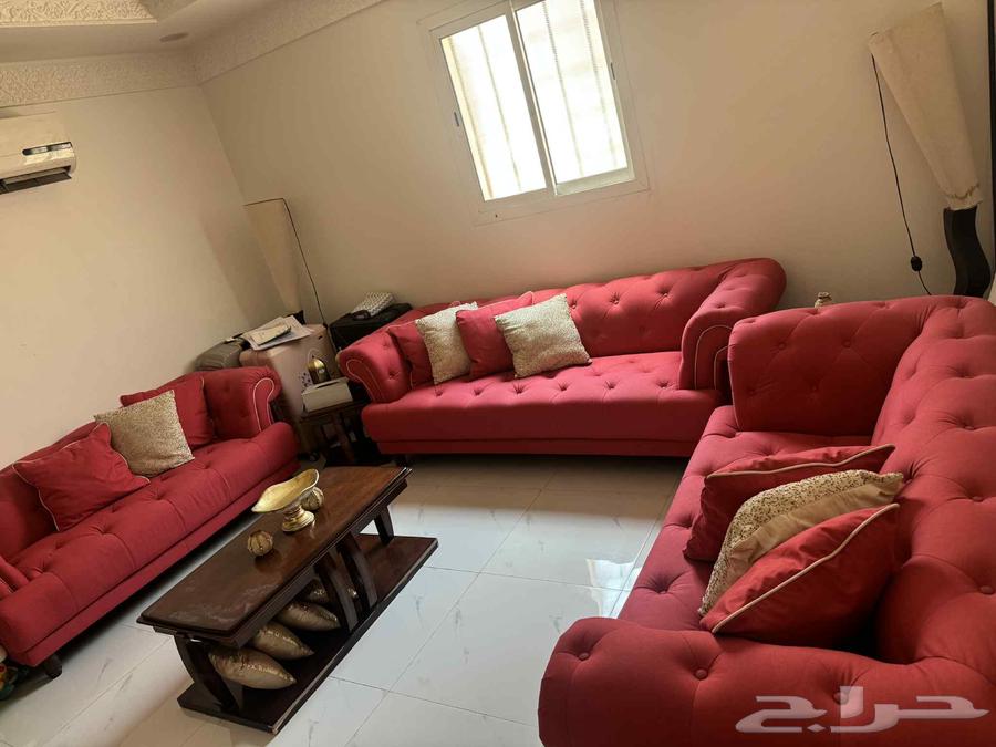 طقم كنبايات ضيوف كامل مع طاولة وسط و 4 طاولات خدمة64444862922881110