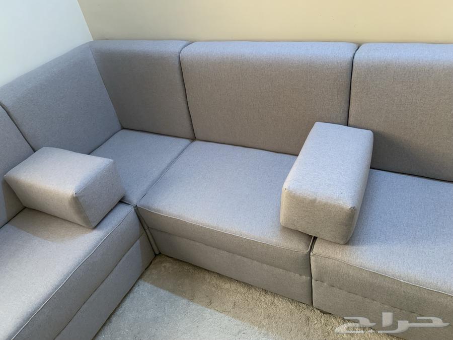 New L-shaped sofa, three meters and 20 cm plus two meters and 30 cm, depth 5064445553783170113