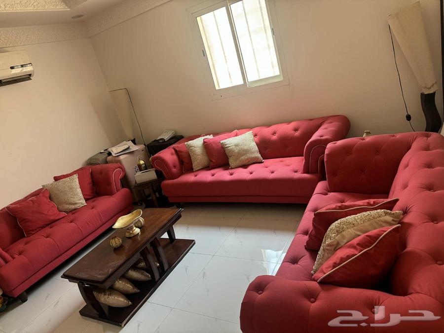 طقم كنبايات ضيوف كامل مع طاولة وسط و 4 طاولات خدمة64444862922881113