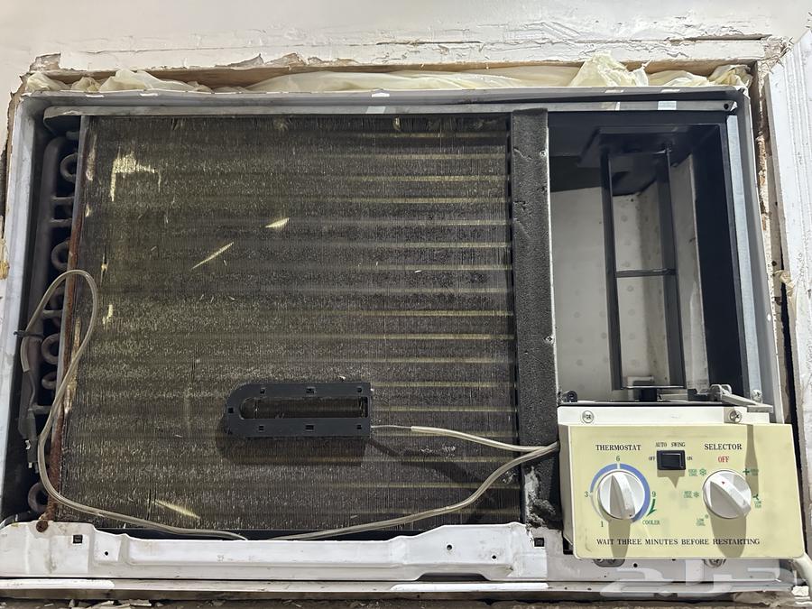 IKEA bed, wardrobe, dresser, and air conditioner64442227430403113