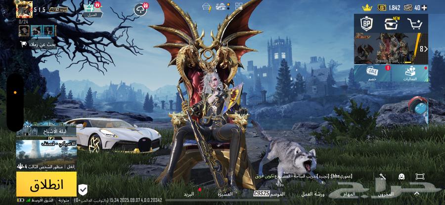 حساب ببجي للبيع64447984478850110