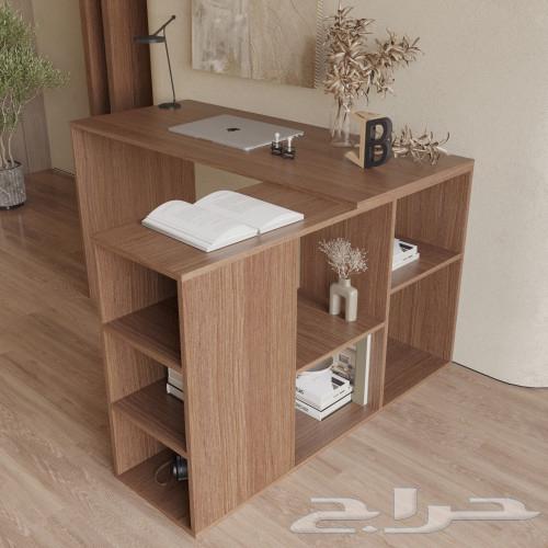 مكتب عمل مودرن للبيع ألوان أبيض وبني64443695647105110