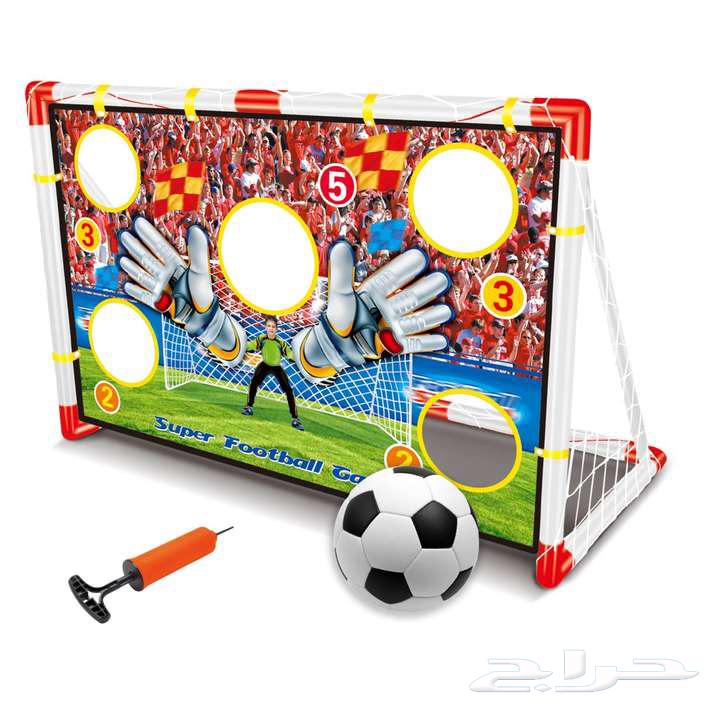مرمى كرة قدم بلاستيكي مع شبك تعليم - مرمى كورة للاطفال64449435459969111
