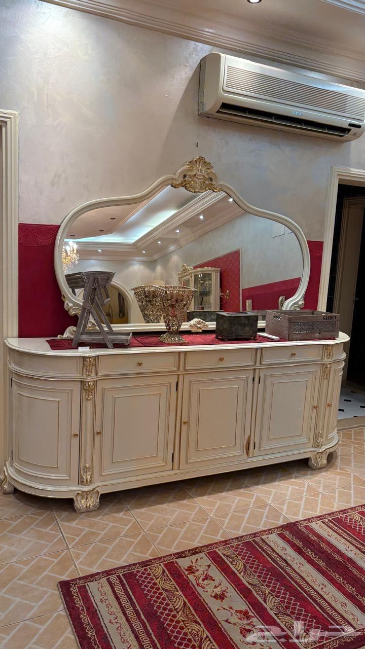 Dining table, cabinet, and dessert serving table64447375907843112