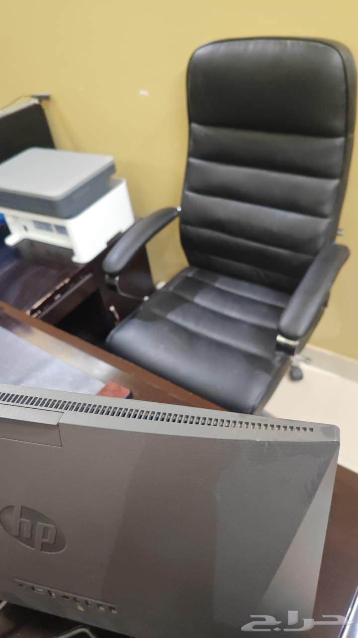 Office 1.60 0.8 with swivel chair, corner and drawers64447029248641112