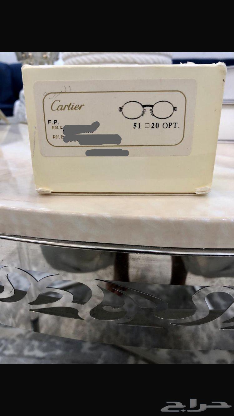 نظارة كارتيه جيفرني فنتج نادرة خشب طلاء بلاتين اصلية64448023910659114