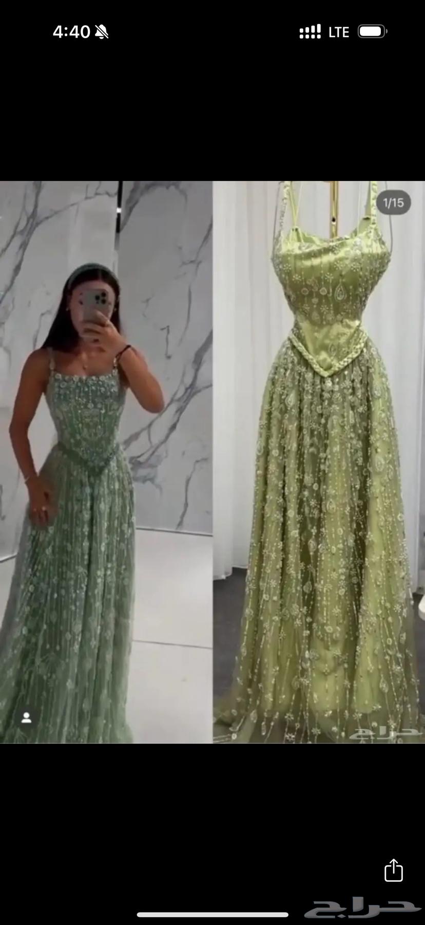 فستان زواج يجنن مالبسته تنكسل الزواج جديد مقاس M64446417142147110