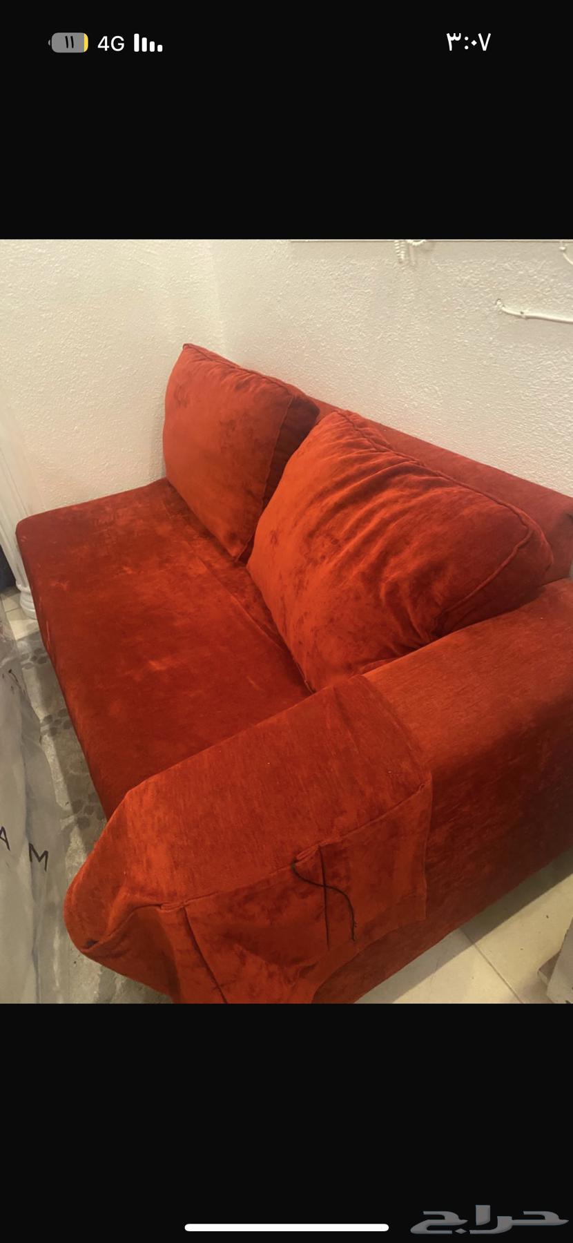 كنب حرف L جديد ونظيف64445675930242111