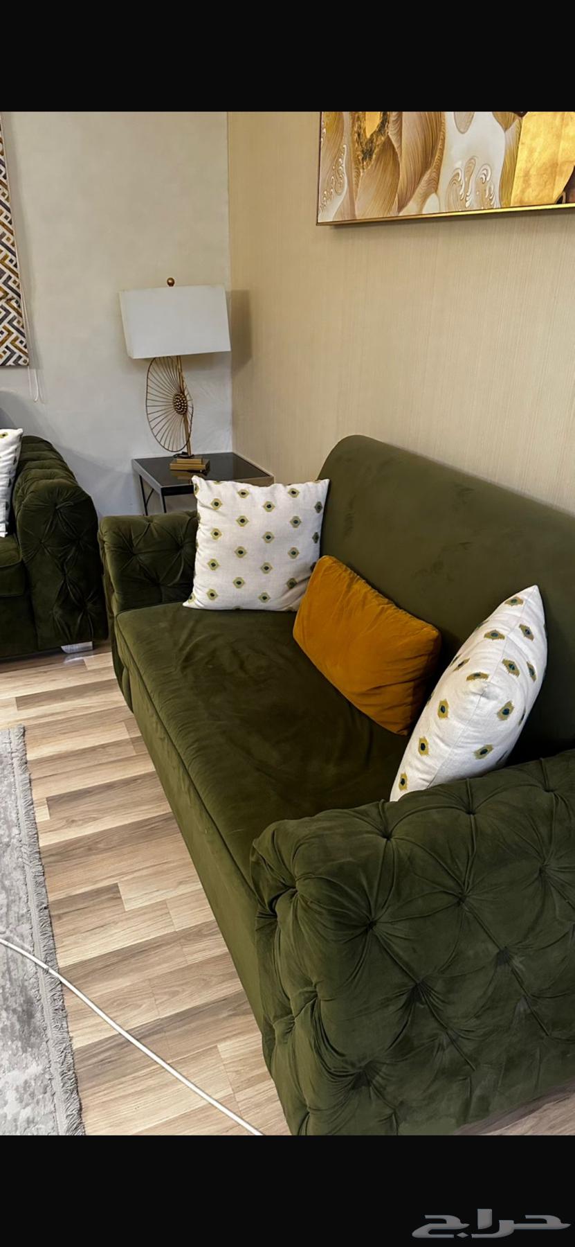 Three-piece rectangular sofa and one small piece and rectangular puff64444781616129112