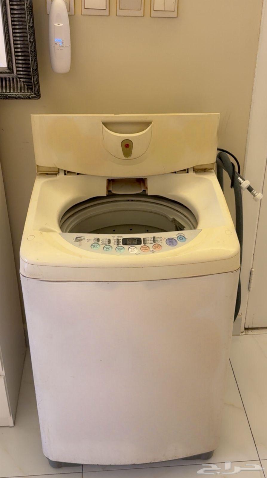 غساله ال جي  جديده وكبيره ونظيفه64445621573251111