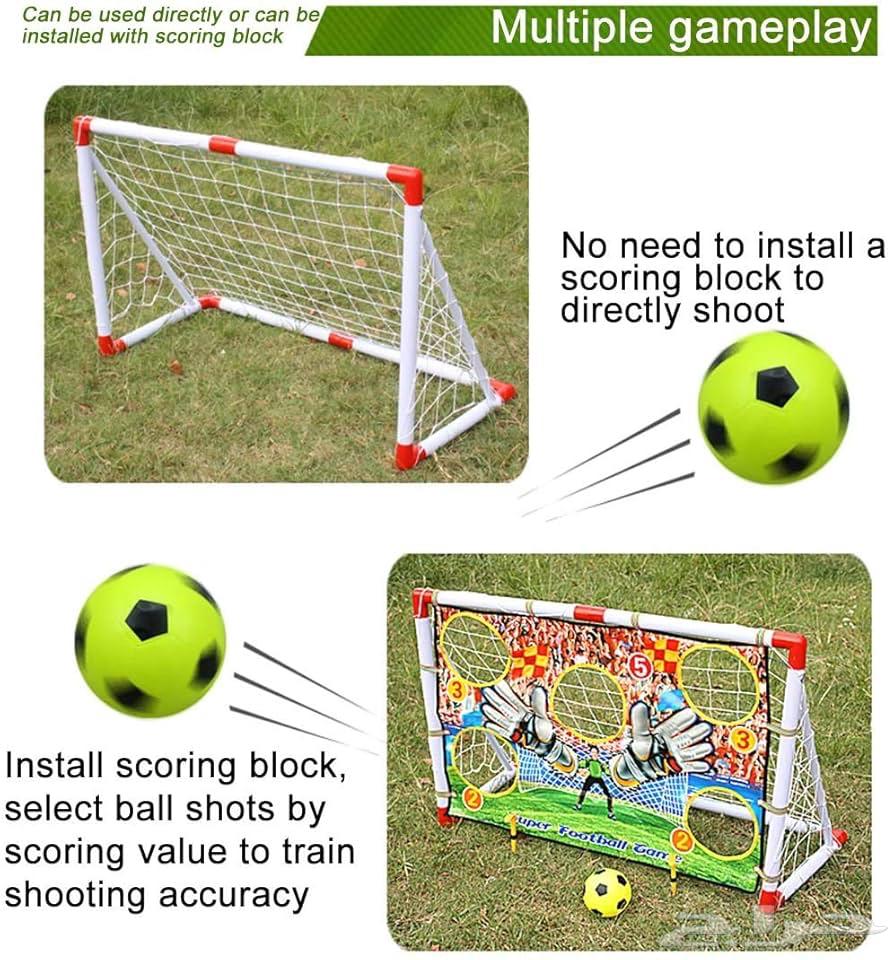 مرمى كرة قدم بلاستيكي مع شبك تعليم - مرمى كورة للاطفال64449435459969112
