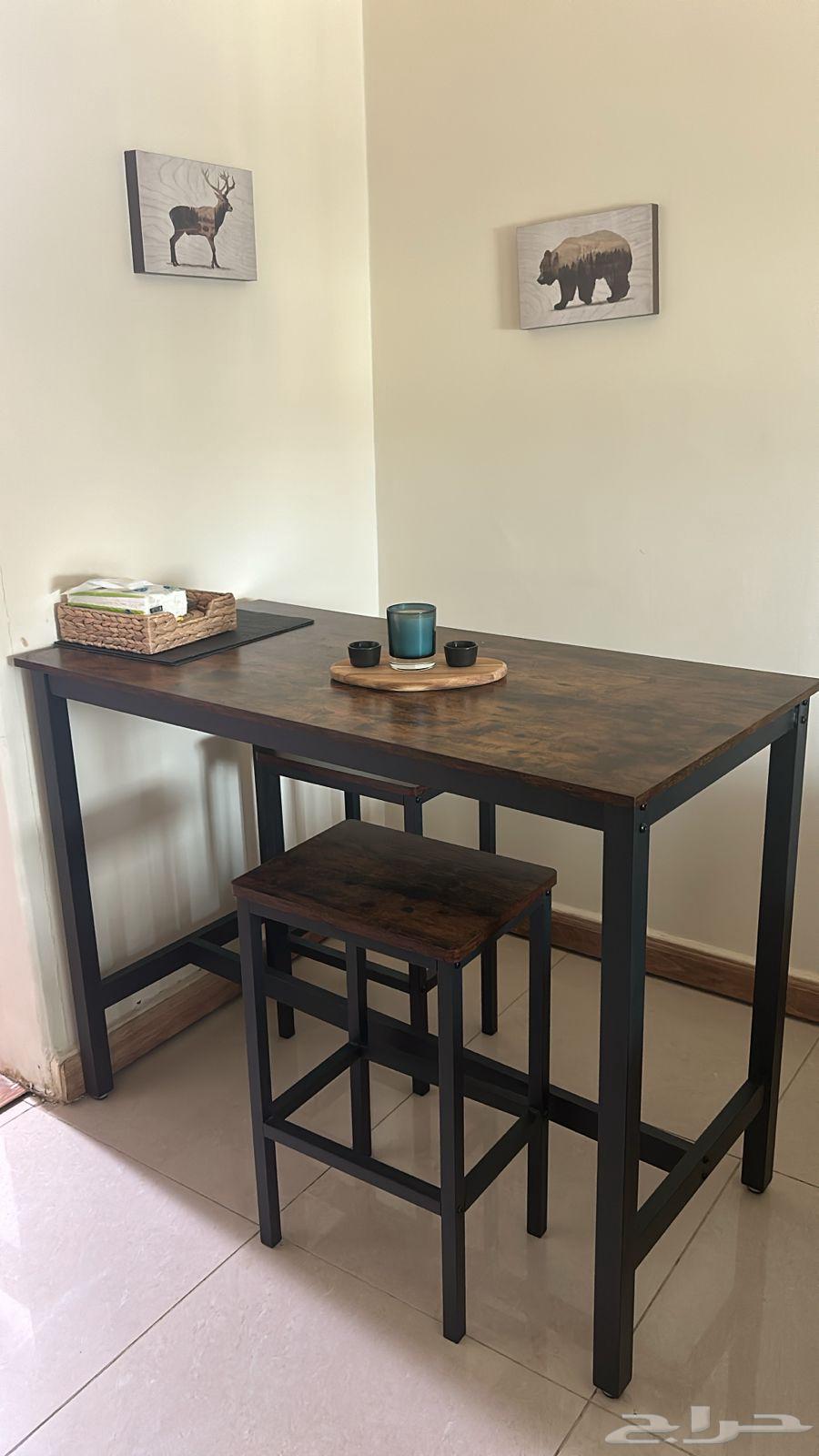 vasagle Dining table set with 2 stools64445594446083110