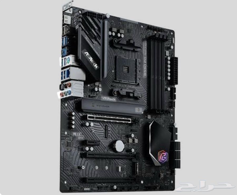 مذربورد b550 pgمن شركة as rock ومعها اضاءة rgb64433993601538111